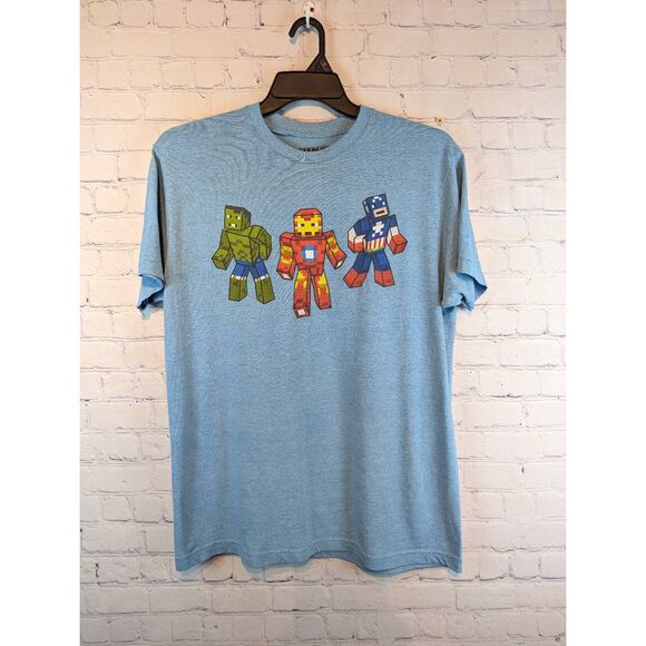 Marvel Minecraft mens Tshirt size large* - Picture 1 of 4